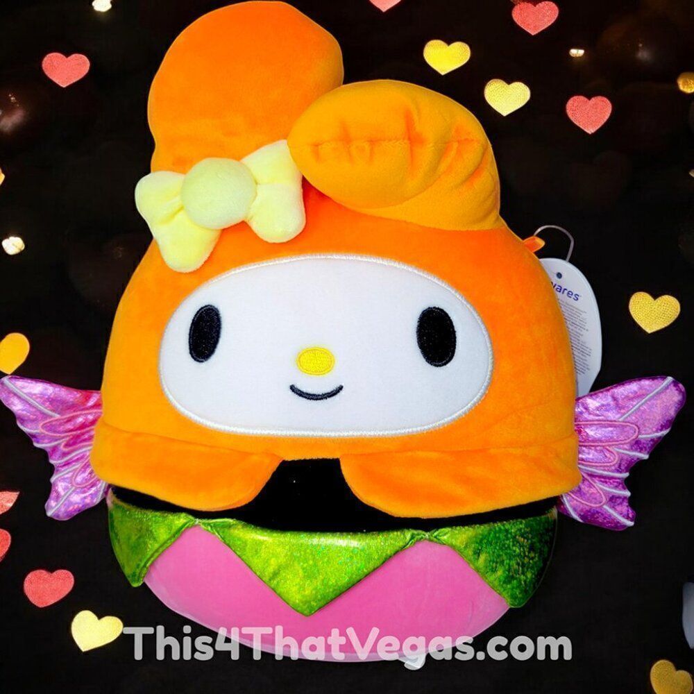 Squishmallow Sanrio My Melody Halloween Fairy costume